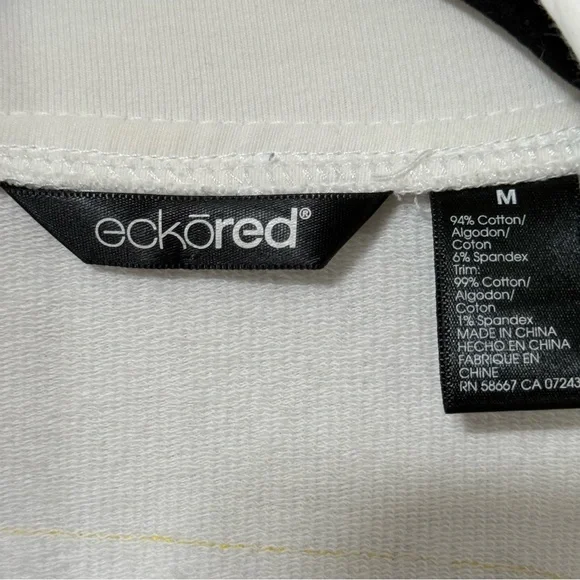 Ecko Unlimited Vintage Women's White and Blue Jean Jacket - Picture 11 of 15